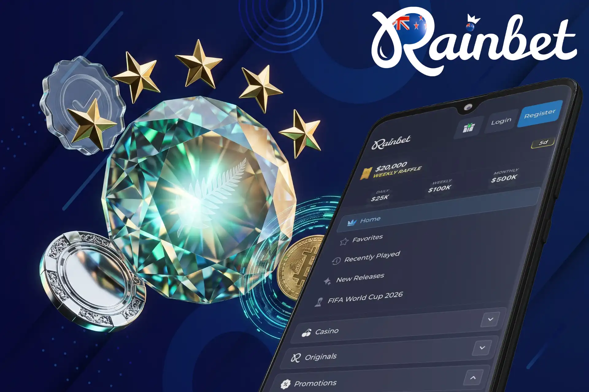 Online casino with crypto payments, thousands of games and expert rating.